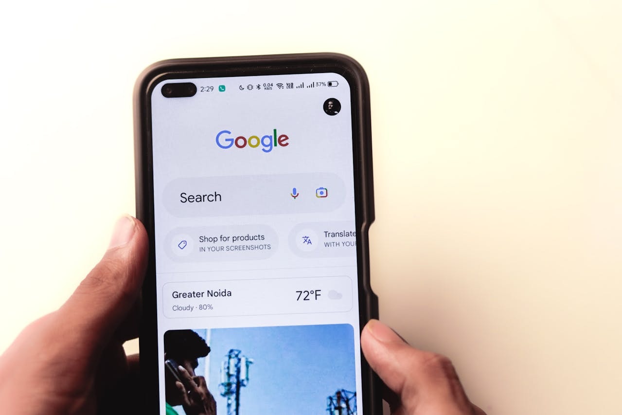 google on phone